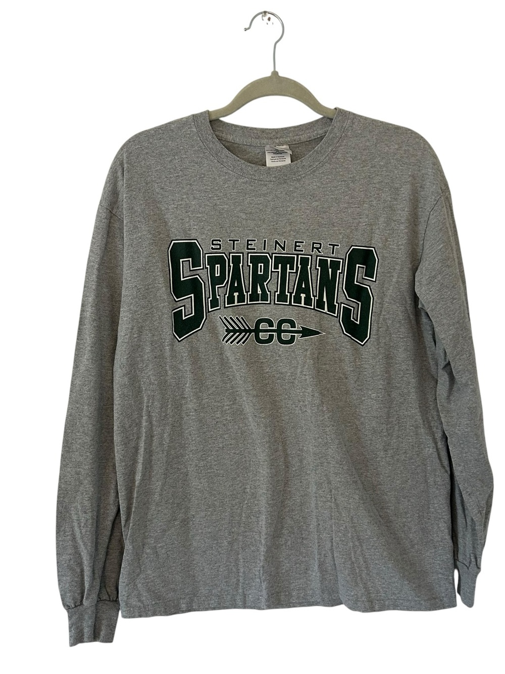 Steinert Spartans Cross Country Running Cotton Long Sleeve Top Unisex Medium Fit